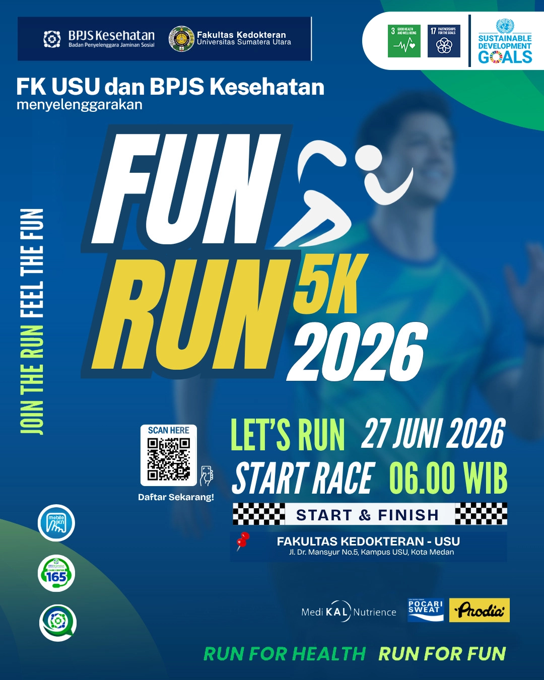 Fun Run 5K 2026 BPJS Kesehatan dengan Fakultas Kedokteran USU